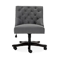 Safavieh Soho Tufted Velvet Swivel Desk Chair