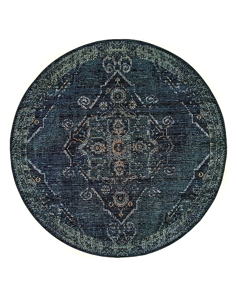Oriental Weavers Andorra 7135 Round Rug, 7'10 x 7'10