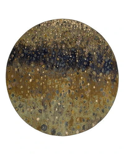 Enigma Torrent Round Rug, 8'