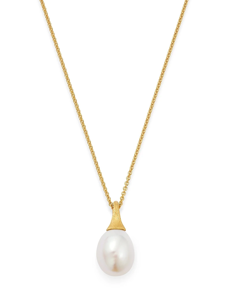 Marco Bicego 18K Yellow Gold Africa Cultured Freshwater Pearl Pendant Necklace, 16.75