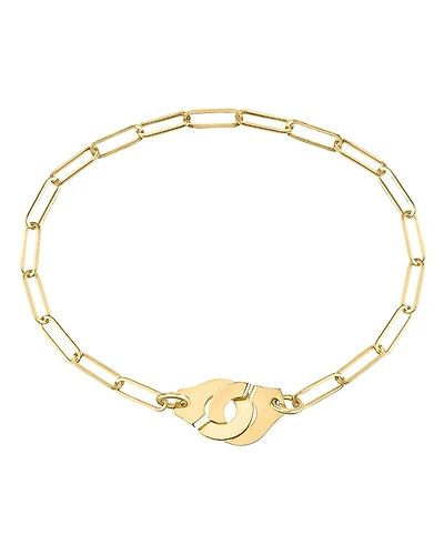 dinh van 18K Yellow Gold Menottes Chain Bracelet