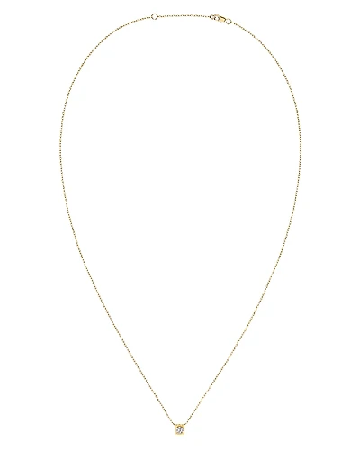 dinh van 18K Yellow Gold Le Cube Diamant Medium Chain Necklace with Diamond, 17.7
