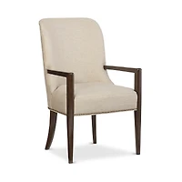 Caracole Streamline Upholstered Arm Chair