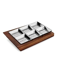 Nambe Geo Seder Plate