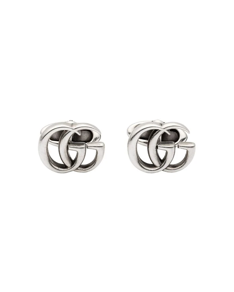 Sterling Silver GG Marmont Cufflinks