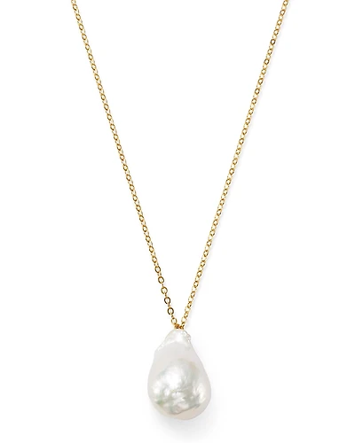 Bloomingdale's Fine Collection Baroque Cultured Pearl Pendant Necklace