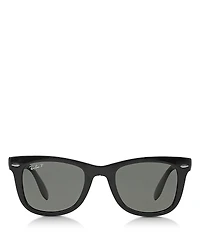 Ray-Ban Polarized Wayfarer Ease Foldable Sunglasses, 50mm