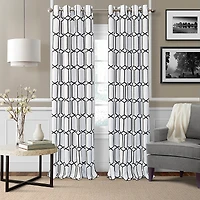Elrene Home Fashions Kaiden Geometric Curtain Panel