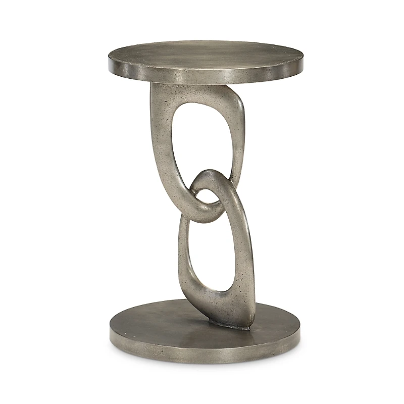 Bernhardt Linea Metal Round Chairside Table