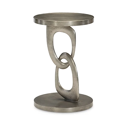 Bernhardt Linea Metal Round Chairside Table