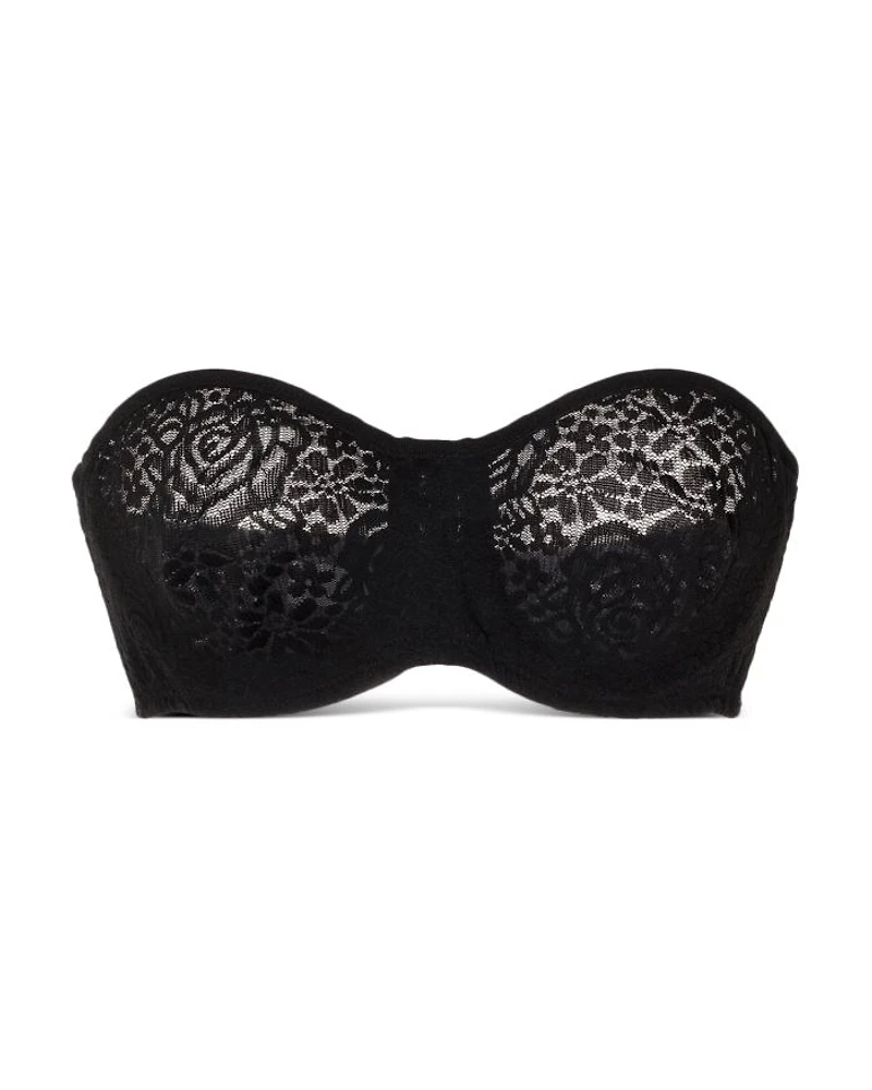 Halo Strapless Lace Bra