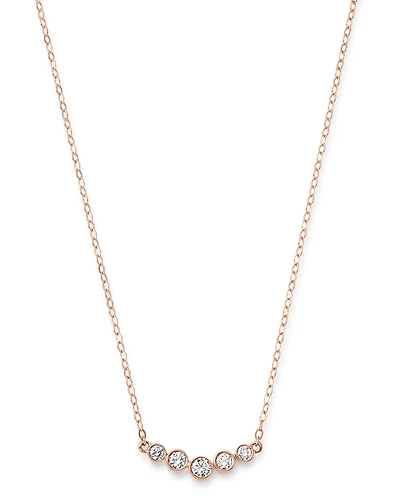 Bloomingdale's Fine Collection Diamond Bar Station Necklace