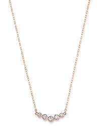 Bloomingdale's Fine Collection Diamond Bar Station Necklace