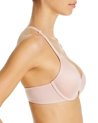 Future Foundation Lace-Racerback Front-Close Contour Bra