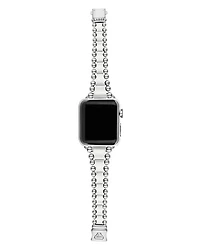 White Ceramic Smart Caviar Apple™ Watch Band, 38mm-42mm
