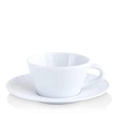 Bernardaud Twist White After Dinner Saucer