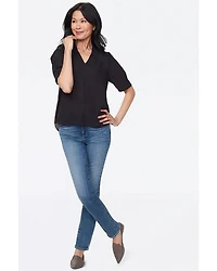 Charming Oversized V-Neck Top