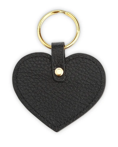 Royce Leather Heart Keychain Charm