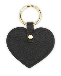 Royce Leather Heart Keychain Charm