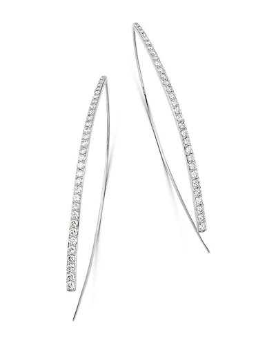 Diamond Threader Earrings in 14K Gold