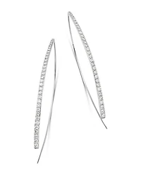 Diamond Threader Earrings in 14K Gold