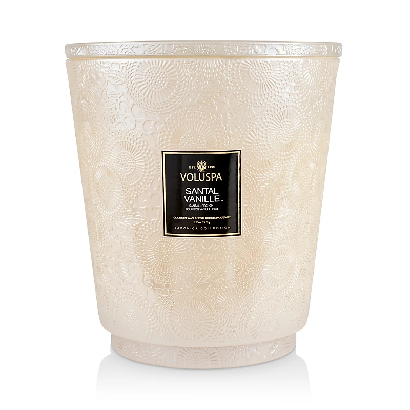 Voluspa Santal Vanille 5 Wick Hearth Candle, 123 oz.