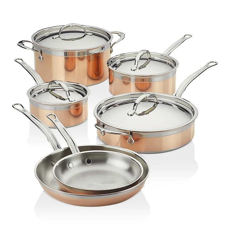 CopperBond 10-Piece Induction Copper Cookware Set