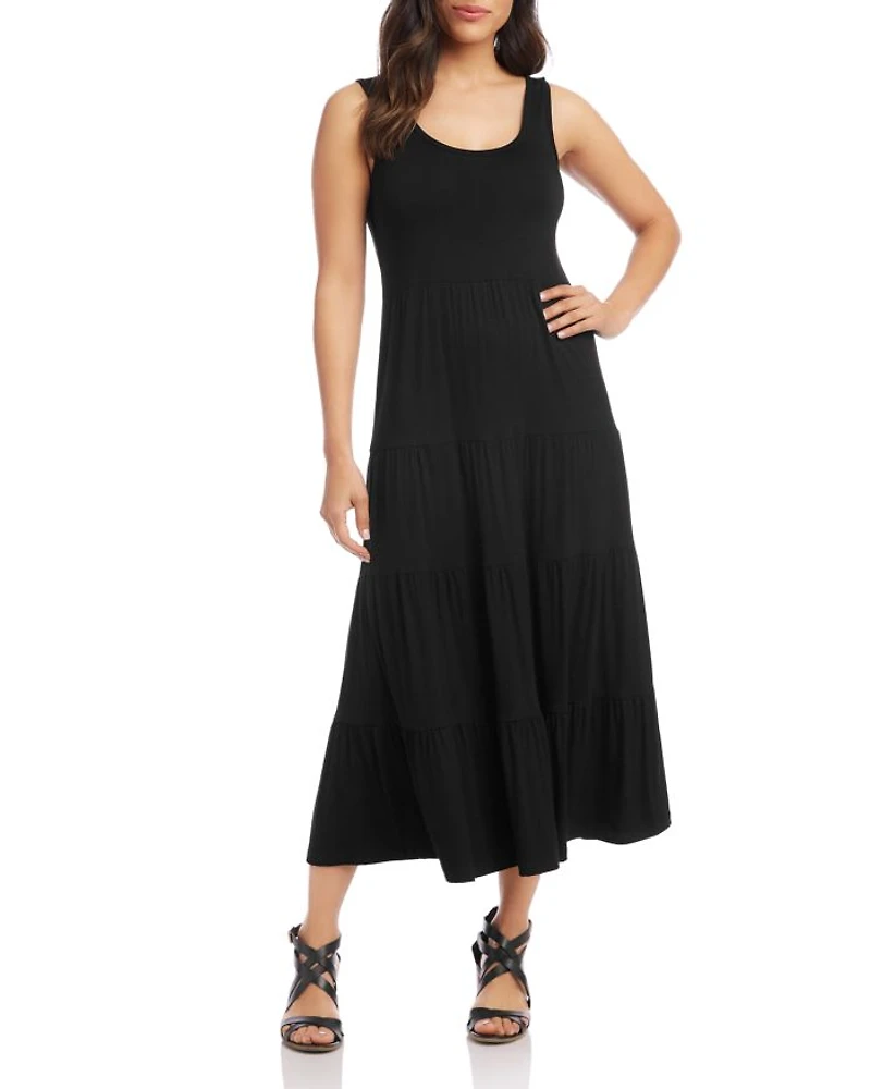 Tiered Midi Dress