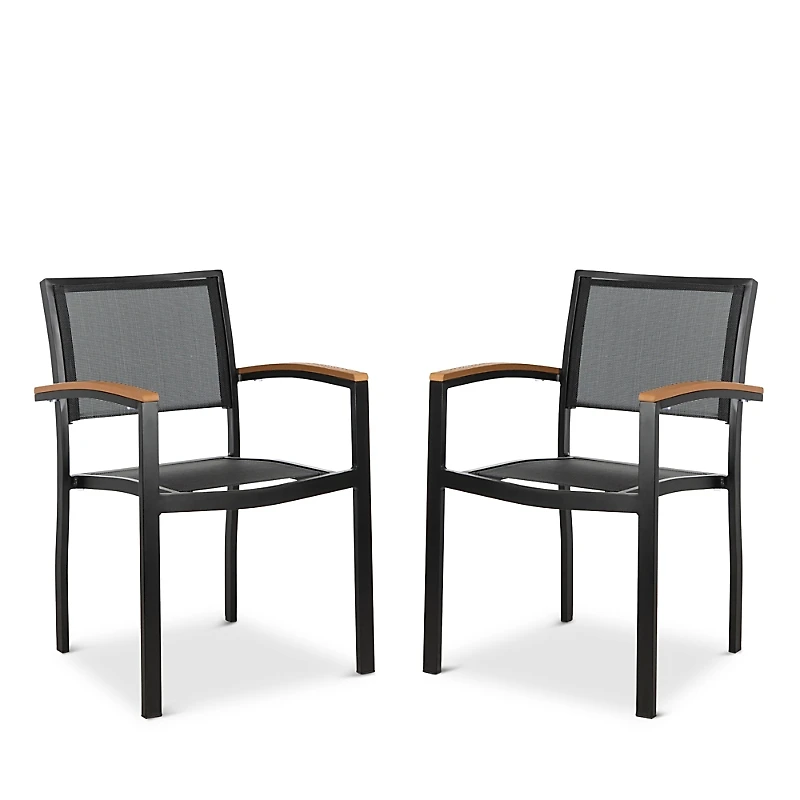 Safavieh Kaelan Stackable Chairs, Set of 2