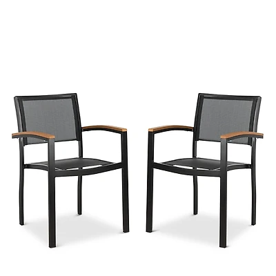 Safavieh Kaelan Stackable Chairs, Set of 2