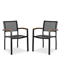 Safavieh Kaelan Stackable Chairs, Set of 2