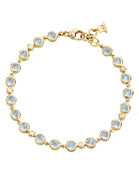 Temple St. Clair 18K Gold Small Bracelet with Royal Blue Moonstone and Diamonds