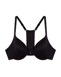 Future Foundation Lace-Racerback Front-Close Contour Bra