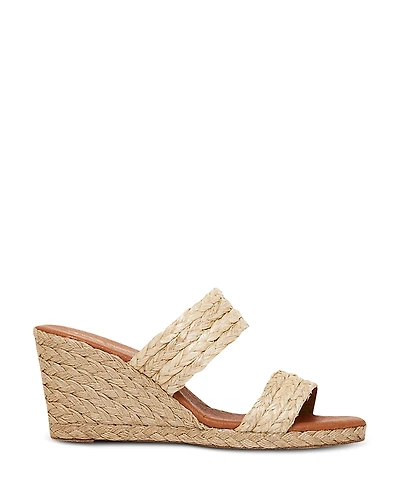Andre Assous Women's Nolita Slip On Espadrille Wedge Sandals