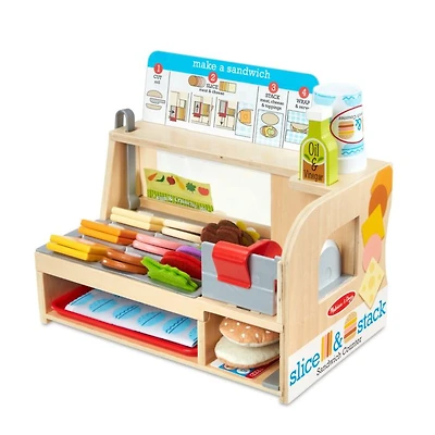 Slice & Stack Sandwich Counter Play Set - Ages 3-6