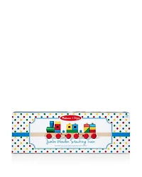 Melissa & Doug Wooden Jumbo Stacking Train Classic - Ages 2+