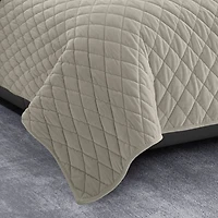 Diamond Velvet Quilt Set, King