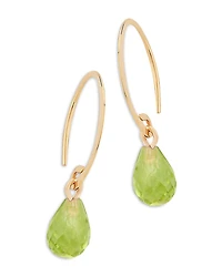 Bloomingdale's Fine Collection Peridot Briolette Mini Sweep Drop Earrings