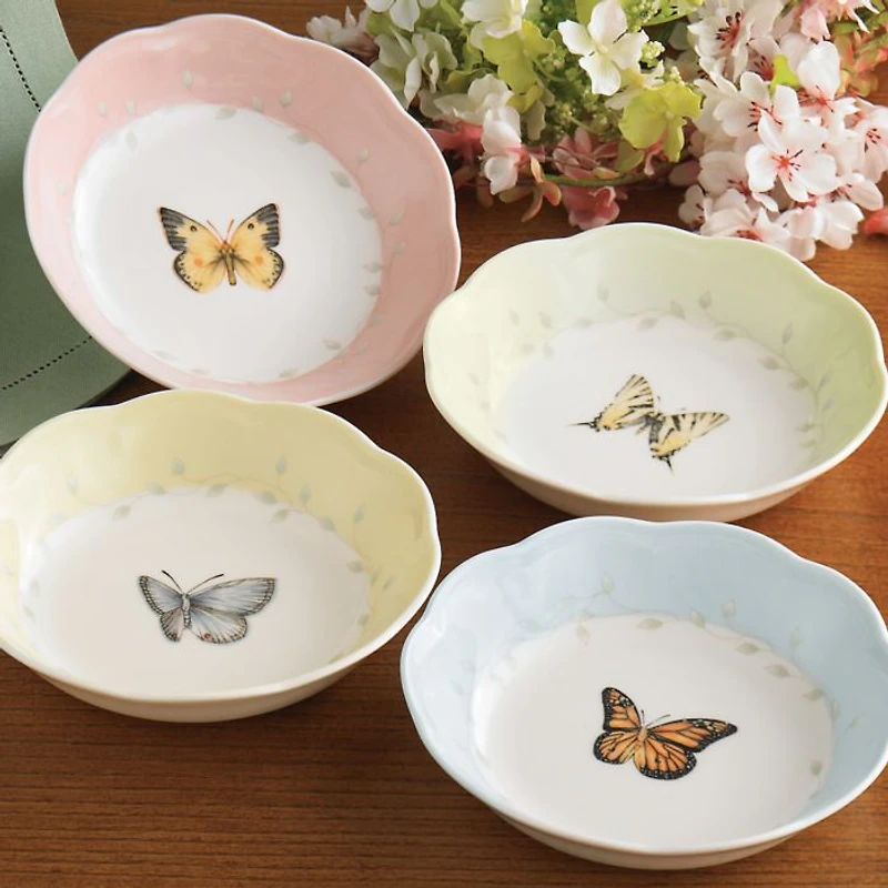 Butterfly Meadow Fruit Dish, Set of 4