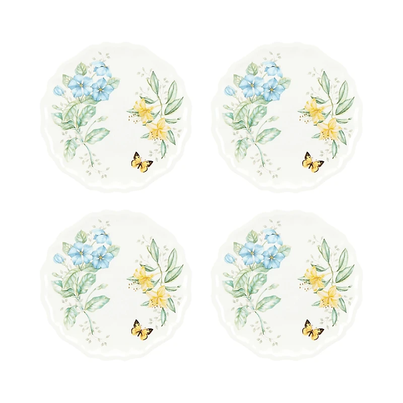 Lenox Butterfly Meadow Melamine Dinner Plates, Set of 4