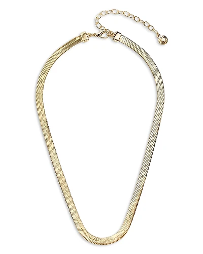 Baublebar Herringbone Chain Choker Necklace, 14-17