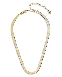 Baublebar Herringbone Chain Choker Necklace, 14-17