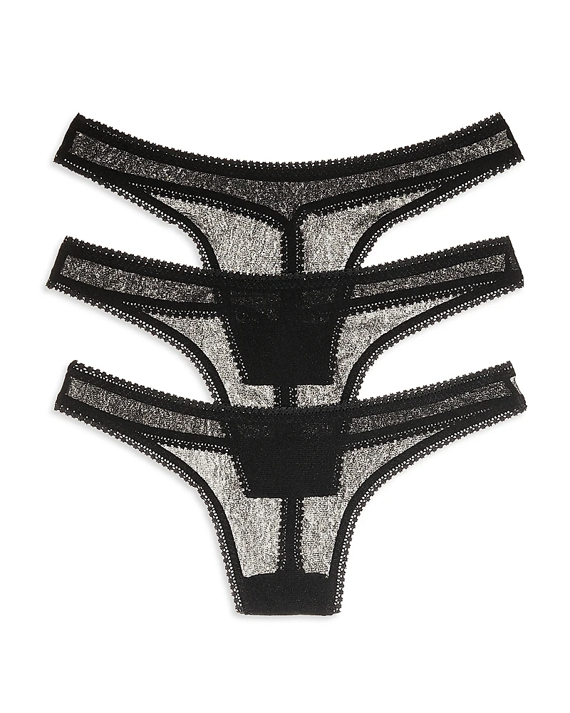 On Gossamer Hip G Thongs, Set of 3