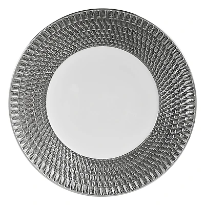 Bernardaud Twist Platinum Service Plate - Exclusive