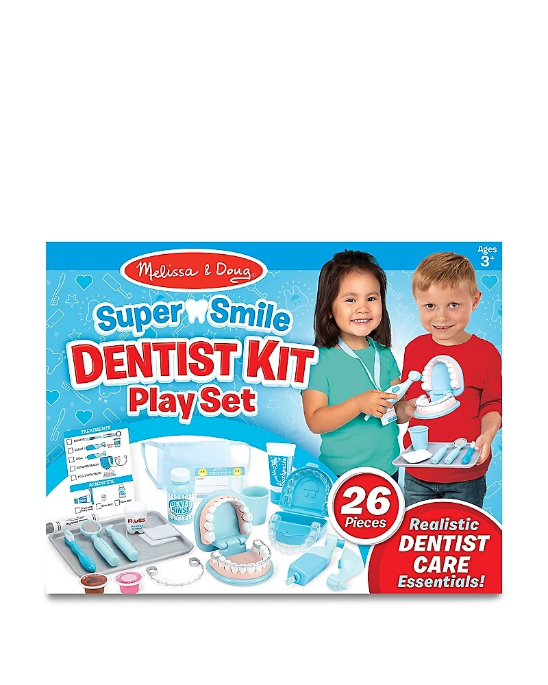 Melissa & Doug Super Smile Dentist Play Set - Ages 3+