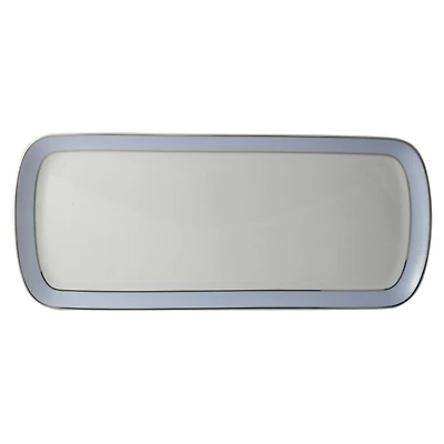 Dune Blue Rectangular Cake Platter