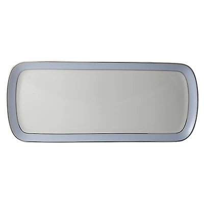 Bernardaud Dune Blue Rectangular Cake Platter