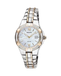 Seiko Diamond Solar Watch, 29mm