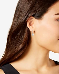Bead Drop Earrings in Sterling Silver