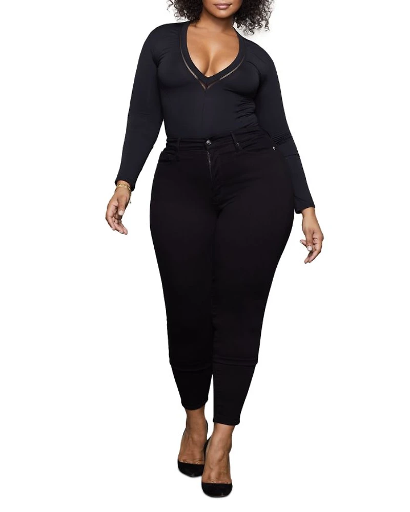 Good Legs Crop Jeans Black001